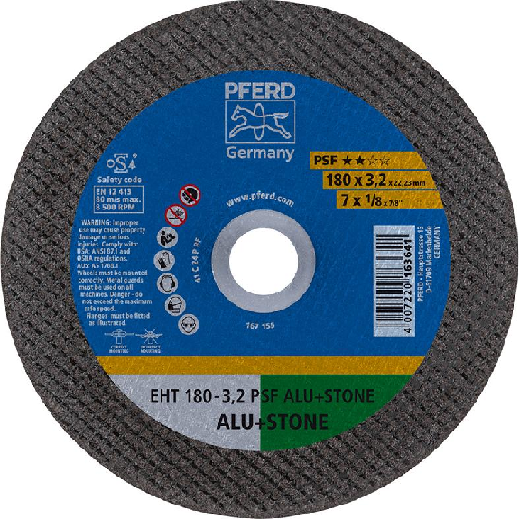 Trennscheibe C24PPS gerade 178x3,2mm PFERD-Beschreibung lesen