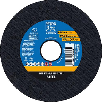 Trennscheibe gerade A46PPS 115x1,6mm PFERD-Beschreibung lesen