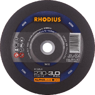Trennscheibe KSM 230 x 3,0mm ger. Rhodius-Beschreibung lesen