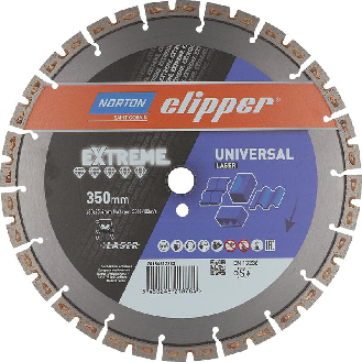 Diamantscheibe Clipper Diam-Trenn.ExtremUnivl Laser 300x30/25-Beschreibung lesen