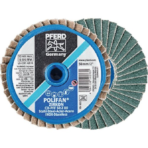 Mini-Polifan COMBIDISC 75mm K 40 Zirkon Pferd-Beschreibung lesen