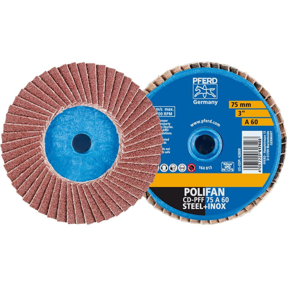 Mini-Polifan COMBIDISC 75mm K 60 Korund Pferd-Beschreibung lesen