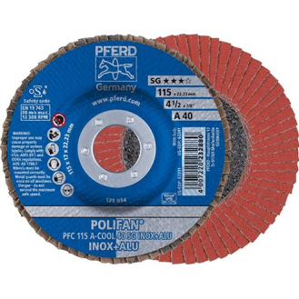 Fächechleifscheibe A-COOL SG gewölbt 115mm K40-Beschreibung lesen