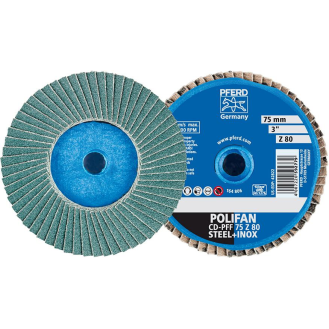Mini-Polifan COMBIDISC 75mm K 80 Zirkon Pferd-Beschreibung lesen
