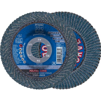 Fächechleifscheibe Z 40SGP CURVE M 115mm K40-Beschreibung lesen