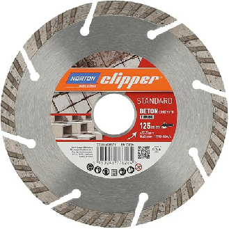 Diamantscheibe Standard Beton Turbo Ø125-Beschreibung lesen