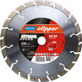 Diamantscheibe für Beton 230 x 22,23 mm-Beschreibung lesen