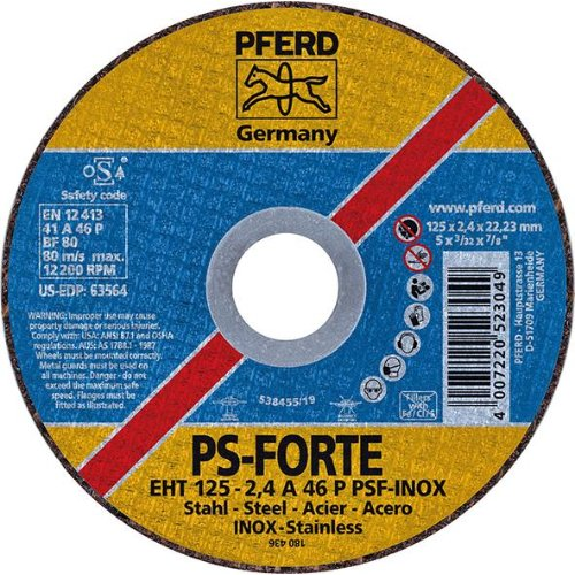 Séparant le disque droit A24ppsf-Dinox 178x2,5 mm-Lire la description
