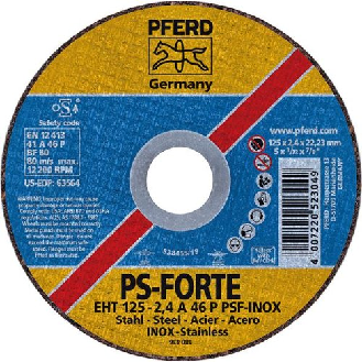 Trennscheibe gerade A24PPSF-INOX 178x2,5mm PFERD-Beschreibung lesen