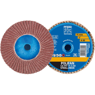 Mini-Polifan COMBIDISC 75mm K 80 Korund Pferd-Beschreibung lesen