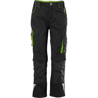 Kids Bundhose 24, schw./limegreen,Gr158-164-Beschreibung lesen