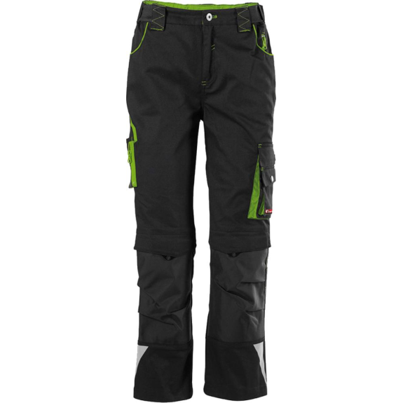 Kids Bundhose 24, schw./limegreen,Gr110-116-Beschreibung lesen