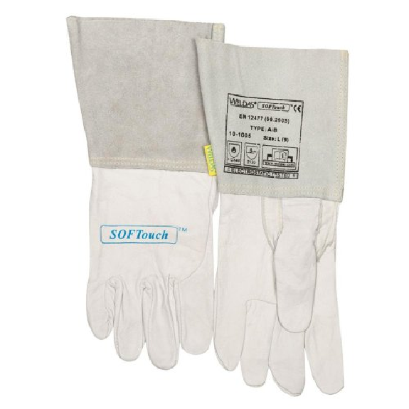 Taille de cuir de veau à gants de perruque. S 1 paire-Leggi tutto