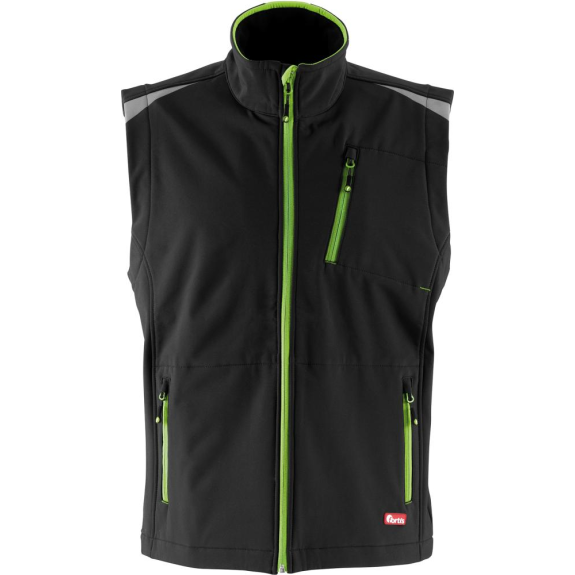 Herren Weste 24, schw./limegreen, Gr.M-Beschreibung lesen