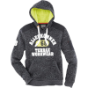 Strickfleecehoody Gr.S melange/lime Neutrale Produktlinie