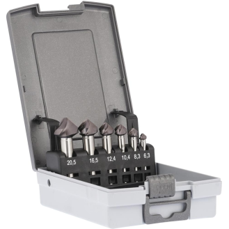 Kegelsenker-Set SpyroTec HSCO spiralisiert C 90G zylindrisch 6,3 - 20,5mm TiAlN Gühring-Beschreibung lesen