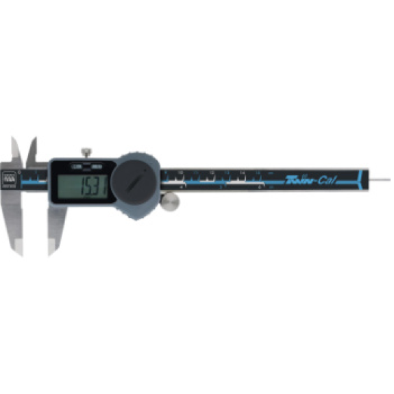 Calibres pie de rey dig. TESA, 150 mm 0,01 mm TWIN-CAL, IP40, med. prof. red. Calibres pie de rey dig. TESA, 150 mm 0,01 mm TWIN-CAL, IP40, med. prof. red.-Leer más