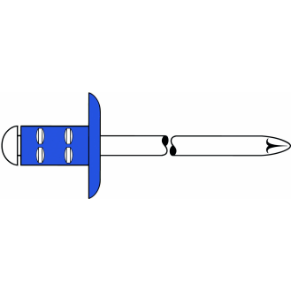Mehrbereichs-Blindniet Stahl/Stahl Großkopf 4x13mm GESIPA-Beschreibung lesen