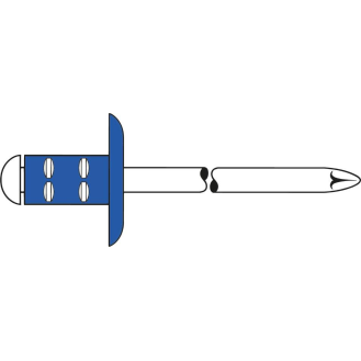 Mehrbereichs-Blindniet Stahl/Stahl Großkopf 4x13mm GESIPA-Beschreibung lesen