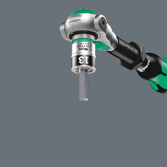 Steckschlüsseleinsatz 6-kant 3/8" 13mm mit Haltefunktion Wera-Beschreibung lesen