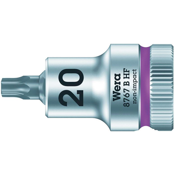Verre de pointe Zyklop avec fonction de rétention 3/8 8767 B HF TORX 20 x 35 mm --Lire la description