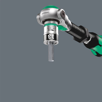Steckschlüsseleinsatz 6-kant 3/8" 18mm mit Haltefunktion Wera-Beschreibung lesen