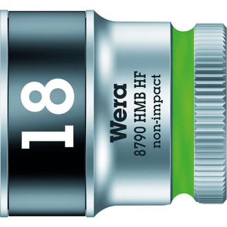 Steckschlüsseleinsatz 6-kant 3/8" 18mm mit Haltefunktion Wera-Beschreibung lesen