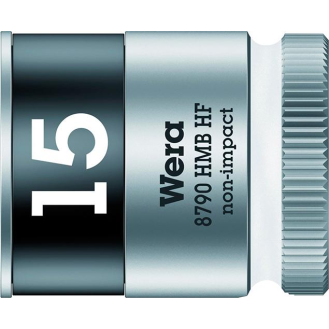 Steckschlüsseleinsatz 6-kant 3/8" 15mm mit Haltefunktion Wera-Beschreibung lesen