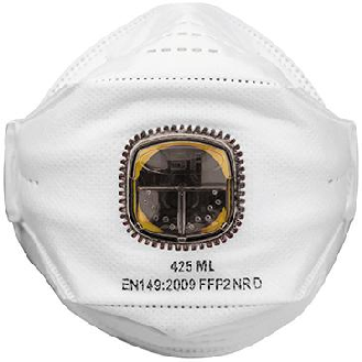 Atemschutzmaske 425ML, FFP2, mit Ventil-Beschreibung lesen