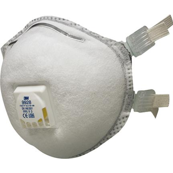 Spezialmaske 9928 FFP2 R D 3M-Beschreibung lesen