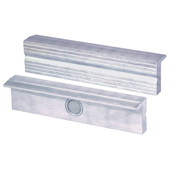 Mordazas magnéticas para tornillo de banco, 120 mm, aluminio con ranuras Mordazas magnéticas para tornillo de banco, 120 mm, aluminio con ranuras-Leer más