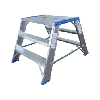 Escalera de tijera con peldaños ATORN, 2x3 peldaños, plegable