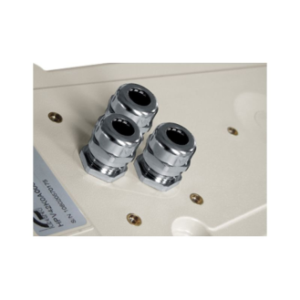 HPV42K2A160 , Wetterschutzgehäuse, Sonnensch utzdach, 420mm, Hochleistungs- Heizung,12VDC/24VAC-Beschreibung lesen