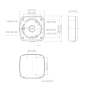 Dahua - PFA123 - Zubehör - Anschlussdose, Material: Aluminum, Anschlussdose, Modernes Design, IP66 Dahua - PFA123 - Zubehör - Anschlussdose, Material: Aluminum, Anschlussdose, Modernes Design, IP66