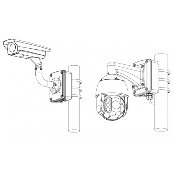 Dahua - PFA126 - Zubehör - Anschlusskasten, Material: Aluminium, Anschlusskasten, Maße (B x H x T): 228,4 mm x 160,4 mm Dahua - PFA126 - Zubehör - Anschlusskasten, Material: Aluminium, Anschlusskasten, Maße (B x H x T): 228,4 mm x 160,4 mm-Beschreibung lesen