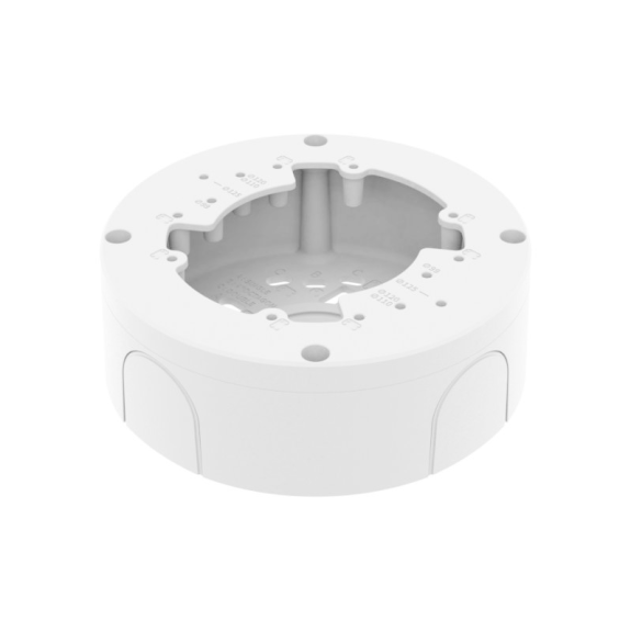 SBV-140BW Hanwha Vision, Anschlussbox, Aluminium, weiß für u. a. QNV-C8083R/C9083R, QND-7012R/22R/82R, QNE-8011R-Beschreibung lesen