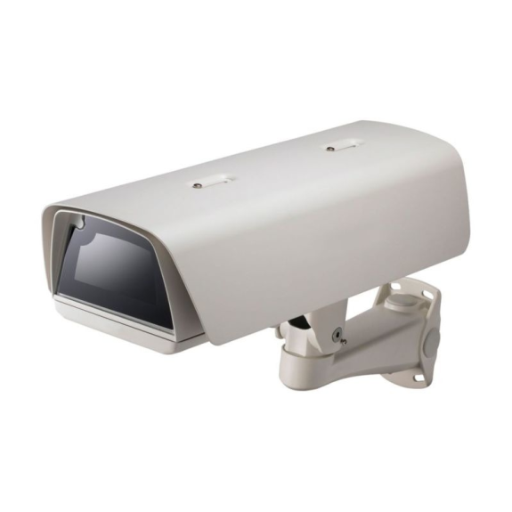 SHB-4301H2 Hanwha Vision, Wetterschutzgehäuse, Aluminum, Wandarm, Heizung, Lüfter, 230VAC, IP66, Ivory-Leer más