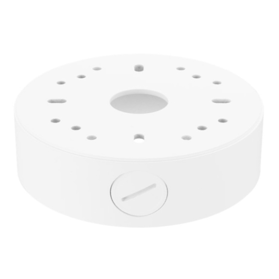 WiseNet SBV-125BW, Dome Anschlussdose mit Auslässen, kompatibel mit QNE-8011R/8021R, Farbe: weiß WiseNet SBV-125BW, Dome Anschlussdose mit Auslässen, kompatibel mit QNE-8011R/8021R, Farbe: weiß-Beschreibung lesen