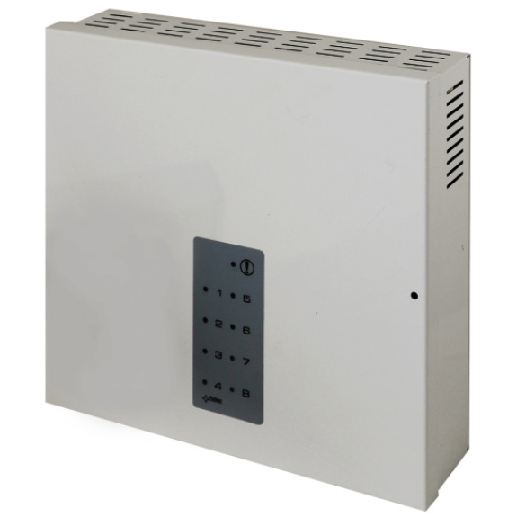Hpsdc-12v8x1a, Mehrfach-Netzteil zur Wandmontage mit Status-LED für jede 12V-Leitung, Gesamtleistung max. 8 Ampere Hpsdc-12v8x1a, Mehrfach-Netzteil zur Wandmontage mit Status-LED für jede 12V-Leitung, Gesamtleistung max. 8 Ampere-Beschreibung lesen