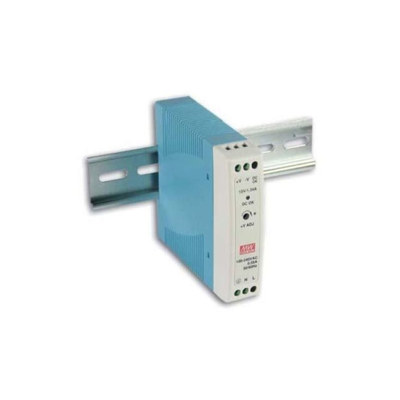 MDR-20-12 DIN RAIL Netzteil Jetrics, Netzteil 12VDC / 1,67A für Hutschienenmontage TS-35-Beschreibung lesen