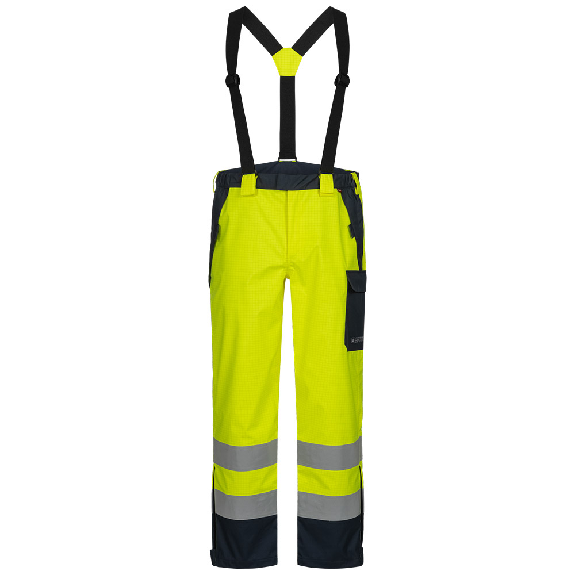 PONTUS MULTINORM BUNDHOSE Gr.58 , WARNSCHUTZ GELB/MARINE-Beschreibung lesen