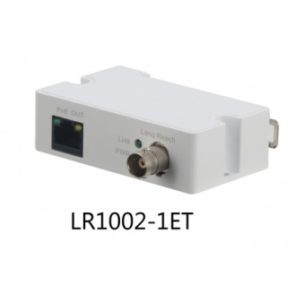 Dahua - LR1002-1ET - Zubehör - EoC Sender / Aktiver Umwandler, Unterstützt die Übertragung von Stromversorgungen für gr-Beschreibung lesen