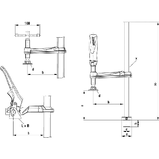 Elemento de sujeción para mesas de soldadura TW - TW28-30-14K --Leer más