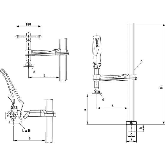 Elemento de sujeción para mesas de soldadura TW - TW28-30-12K --Leer más