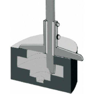 221530 - Calibre de profundidad DIN 862 - Capacidad 150mm-Leer más