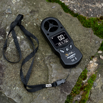 PCE Instruments Anemometer PCE-AM 30 |Messbereich 30 m/s |Auflösung 0,1 m/s |Messgenauigkeit: ± 5%-Beschreibung lesen