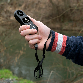 PCE Instruments Anemometer PCE-AM 30 |Messbereich 30 m/s |Auflösung 0,1 m/s |Messgenauigkeit: ± 5%-Beschreibung lesen