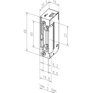 Elektro-Türöffner 118 E Fafix o.Blech,mech.Entrie-Beschreibung lesen