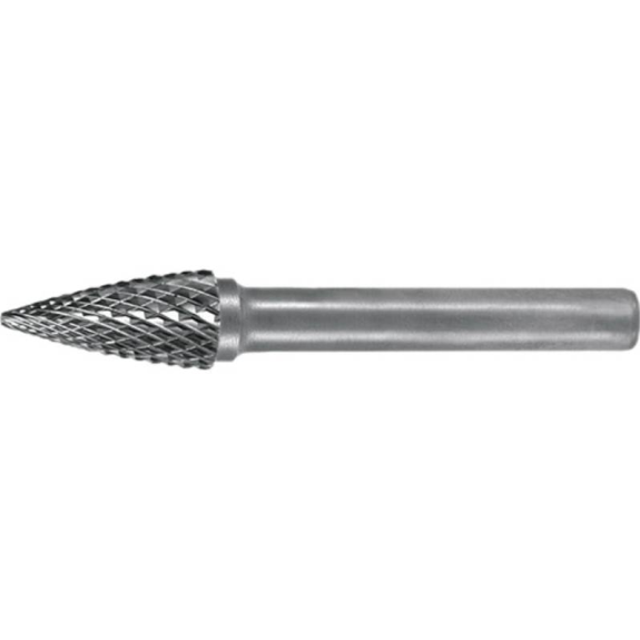 Frässtift Form SPG D. 12 mm Kopflänge 25 mm Schaft-D. 6 mm Hartll Ve-Beschreibung lesen