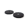 Base magnetica antiscivolo, anteriore e posteriore - Diametro 88mm - Potenza 42kg